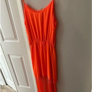 Gianni Bini Maxi Fringe Dress